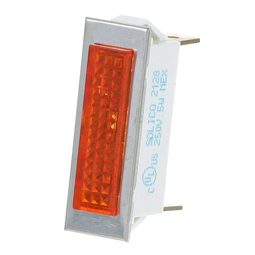 Southbend 4-PL08 Signal Light 3/8" X 1-5/16" Amber 250
