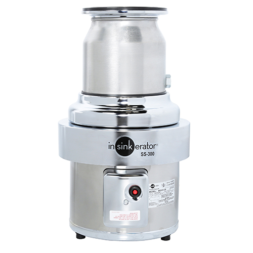 In-Sink-Erator SS-300-25 3 HP Waste Disposer 208/230/460V, 3 PH