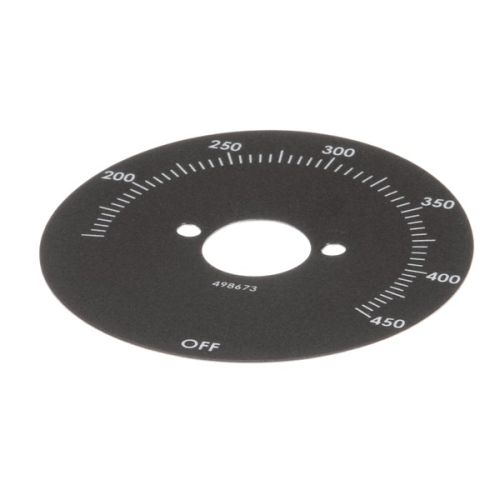 Vulcan Hart 00-498673 Dial Plate 150°F-450°F