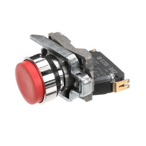 GE/Hobart 00-749994 Dishwasher Push Button Switch Red W/Base