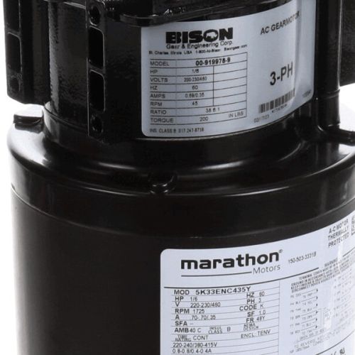 GE/Hobart 00-919978-00009 Conveyor Drive Motor 200-230-460V/3PH 60Hz