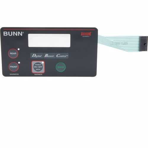 Bunn 38876.0005 Membrane Switch for 3-Warmer, Left Position