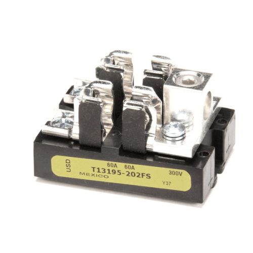 Hatco 02.41.001.00 Water Heater 2-Pole Fuse Block With 2/0 Lug 60A 300V