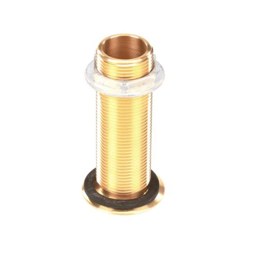 Hatco 03.05.109.00 Drop-In Well Brass Drain Flange 1" DIA 4" Long