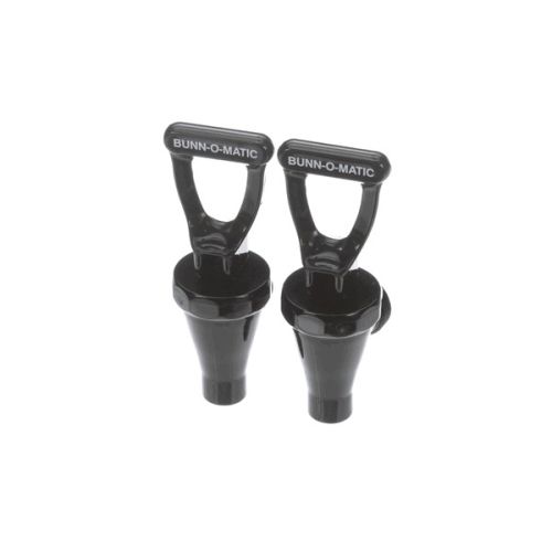 Bunn 03260.1000 Faucet Assembly 2 Pack Plastic Black