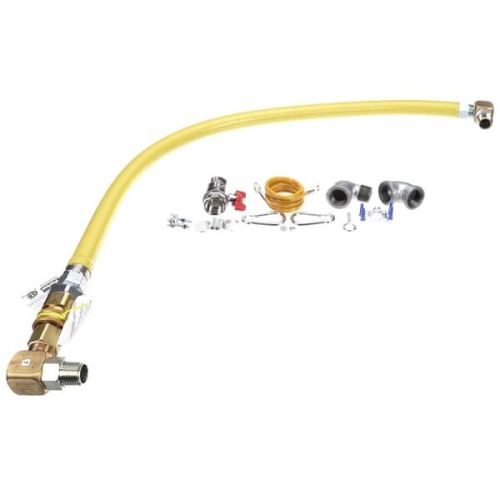 Henny Penny 03757 Fryer Gas Hose W/Restraining Device and Connectors 1" X 48"