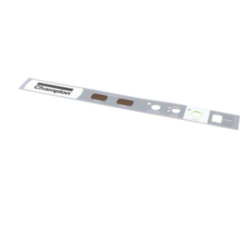 Champion 0513539 Dishwasher Facia Label UH230B M3.5 Nickel Plated