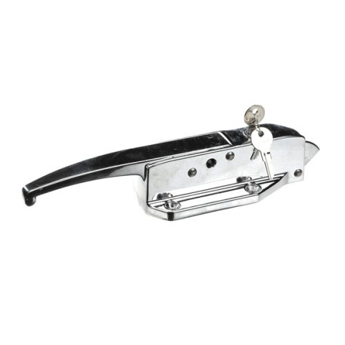 Kason 10058CL502001 Handle With Lock Cylinder Chrome #60