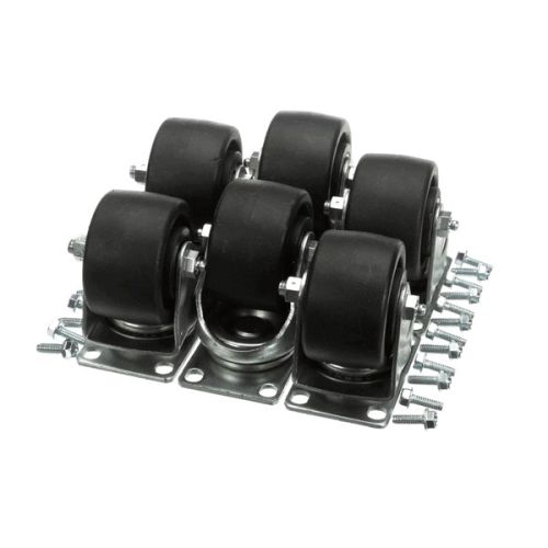 Silver King 10314-105 Caster Plate Kit W/O Brake 4''