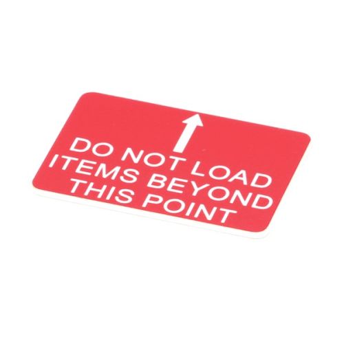 Champion 107003 Conveyor Dishwasher Load Placard Electric Eye