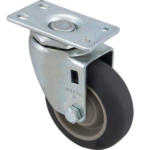 Caster,Plate (3", Gry)  For Allpoints - Part# 1201011