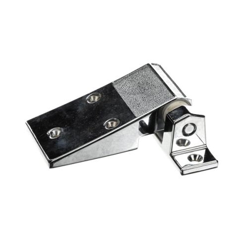 Kason 1255-000014 Chrome Textured Panel Flush Mount Door Hinge