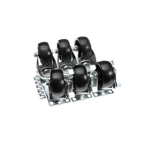 Nor-Lake 160621 Caster Kit Plate Type Set Of 6