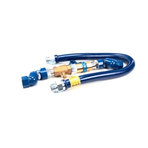 Dormont 16125KIT2S48 Blue Hose Gas Connector Kit 1 1/4" x 48"