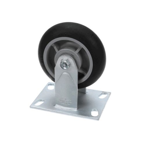 Carter Hoffmann 18301-6217 Refrigerator Performa Rigid Caster Plate 6" Black