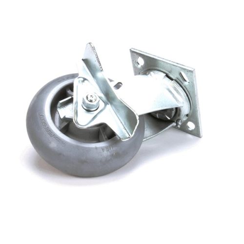 Carter Hoffmann 18301-6435 Banquet Cart Swivel With Brake Rubber 6" Grey