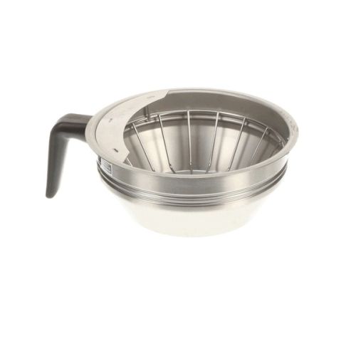 Bunn 20217.7000 Funnel Assembly Stainless Steel W/Black Handle