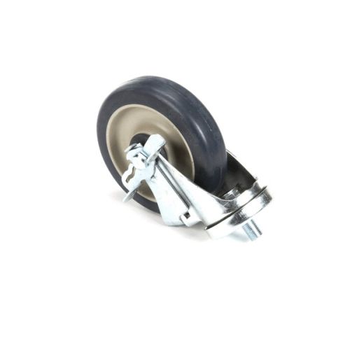 APW 2P-8632700 5 Poly Swivel Stem Caster With Single Brake 5" 1/2-20 x 3/4"