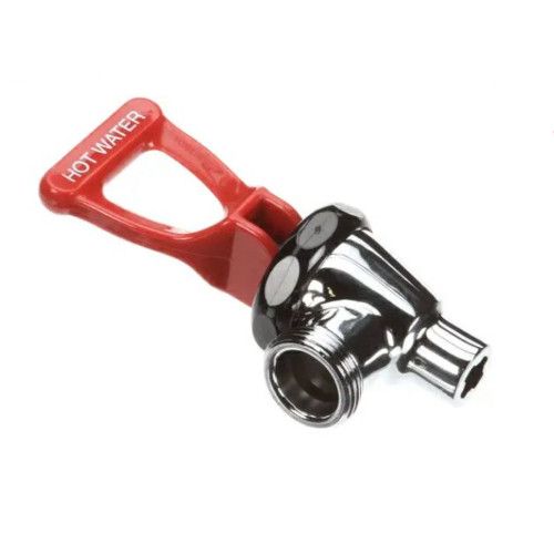 Star Mfg 2U-87030 Dispenser Faucet Handle Assembly Brass Red  