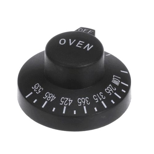 Atosa 301140008 Gas Range Thermostat Knob Black