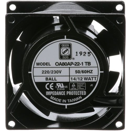 MERRYCHEF 30Z1476 Oven Cooling Fan 220-230V 50/60Hz Orion OA80AP