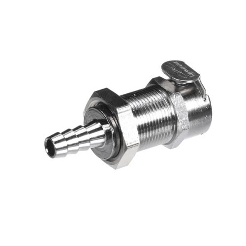 Multiplex 3237375 Blender LC Valved Panel Mount Coupling 1/4" Female