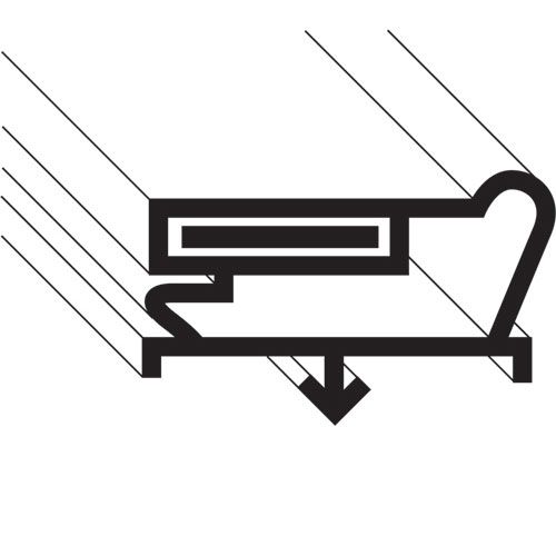 Traulsen 341-60099-03 Refrigerator Drawer Gasket Compact Bottom
