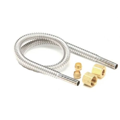 Imperial 34681-16 Fryer Corrugated Flex Tubing S/S 1/4" x 16"