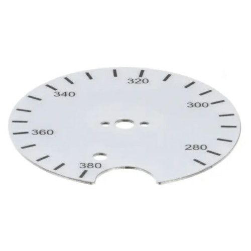 Imperial 37078 Fryer Dial Plate 280–380°F