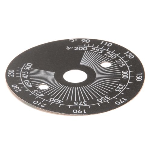Blodgett 38987 Convection Oven Thermostat Decal Round