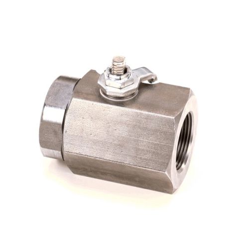 Giles 40818 Fryer Drain Ball Valve Single Thread End 1-1/4"