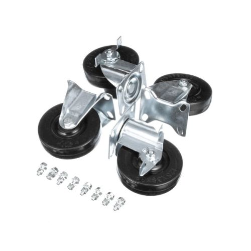 Grindmaster 410-00190 Casters Set 2 Fixed 2 Swivel W/ Brake