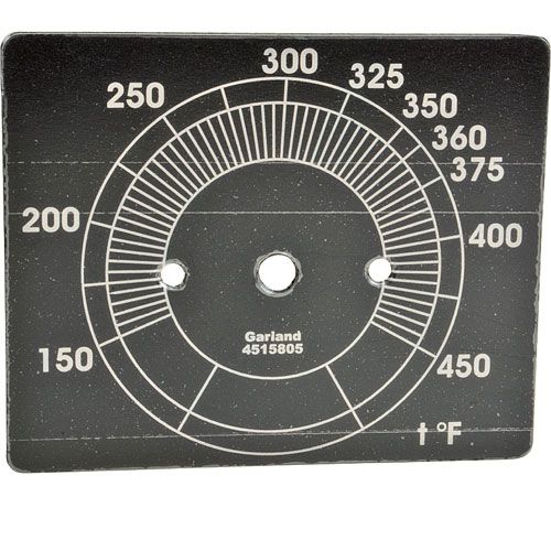 Garland 4515805 Gas Chain Griddle Dial Scale 450°F