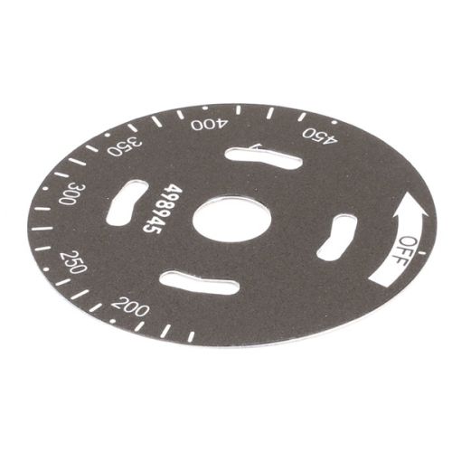 Vulcan Hart 498945-0000A Griddle Dial Plate 150-450°F VCCGl