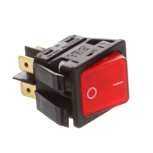 Champion 512221 Dishwasher Rocker Switch DPST Red Neon 250V