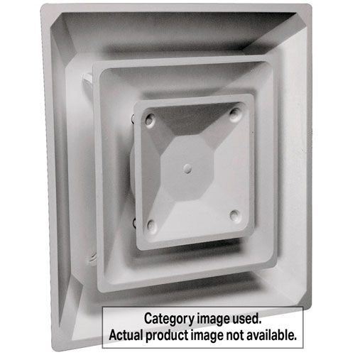 Air Diffuser, 2way Crnr (12"neck, White, 24"sq) For Allpoints - Part# 5561077