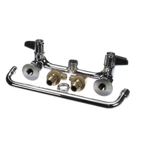 T&S Brass 5F-8WLS12 Wall Mount Faucet 8" 12” Swing Nozzle Lever Handles