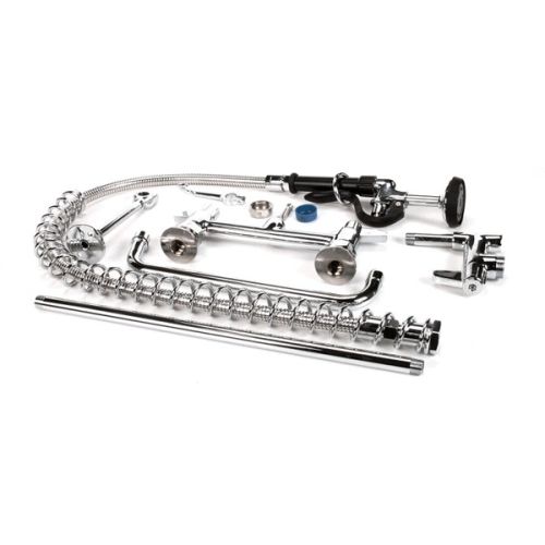 T&S Brass 5PR-8D12 Deck Mount Add-A-Faucet Pre-Rinse Unit 12-1/8" Nozzle