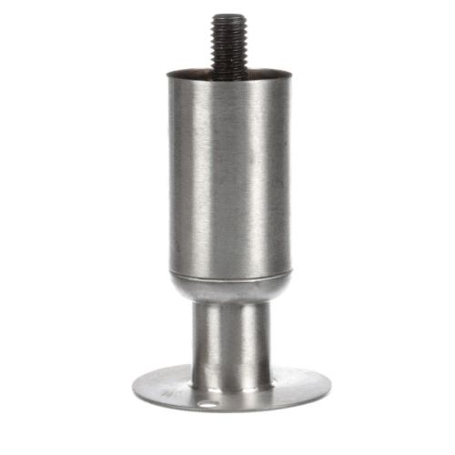 Pitco 60140401-C Leg With Flanged Foot Stainless Steel 4"
