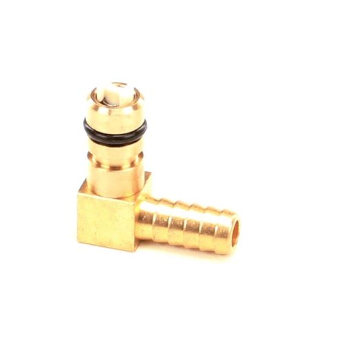 Cornelius 620720672 Gas Pump L-Fitting Brass 1/4" Barb