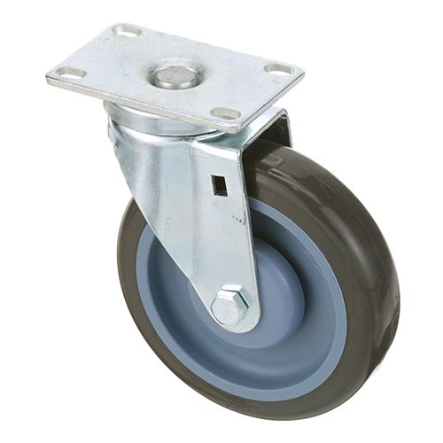 Kason 6C525001PPPG Swivel Plate Caster No Brake 5"