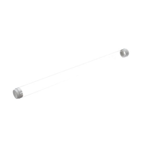 True 801262 Lamp/Bulb Shield With White End Caps