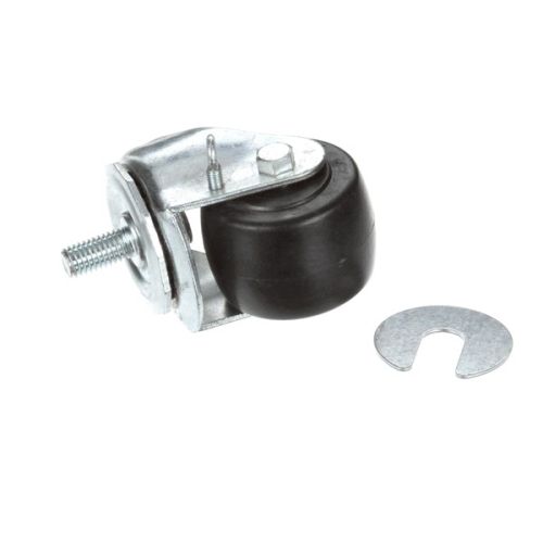True 830255 Caster W/Brake Silver 2-1/2" 1/2"-13" X 1" Stem