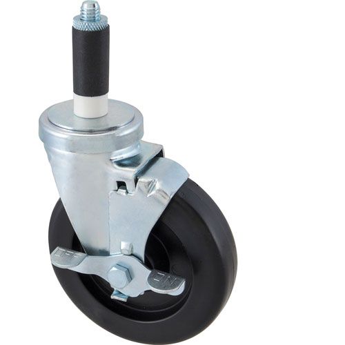 Caster,Stem(5"od,W/Brake Black For Allpoints - Part# 8405446
