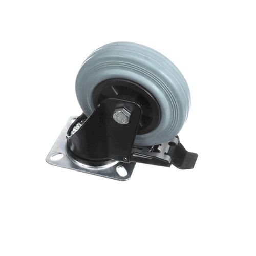 Fri-Jado 9040497 Swivel Caster W/Brake Black Fork Tire 