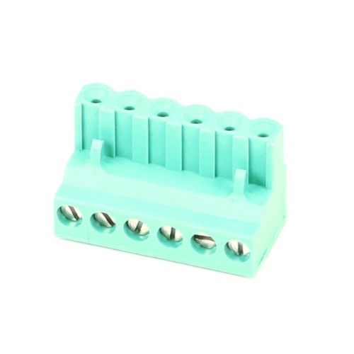 True 943173 6-Pole Connector Green LAE OMC1F06001