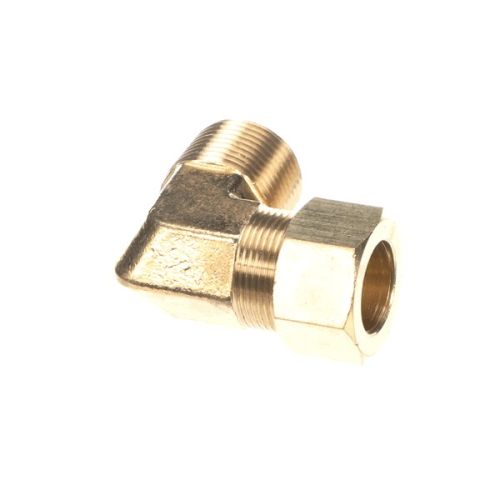 Crown Steam 9659-4 Brass Elbow 90° 3/4" Tube Compression 3/4" Male Pipe Thread