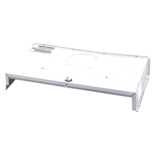 True 973446 Evaporator Cover Assembly White GDM-49-HC