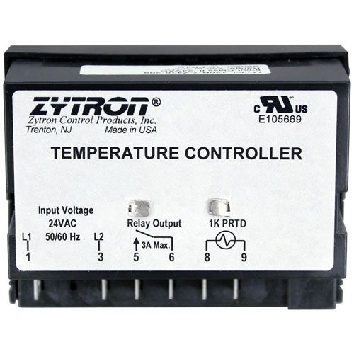 Accutemp AT0E2559-6 24VAC Temperature Controller RTD Gas Thermostat, 200-400F TEMP, 6EA 1/4" TAB Terminals, 3/16" D-STEM