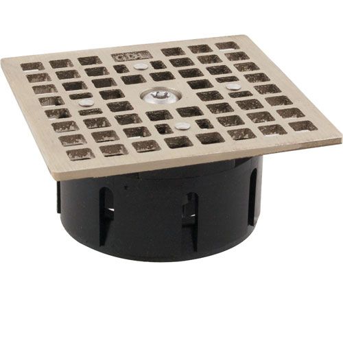 Allpoints 1021174 Floor Drain Lock ,3.5",SQ,SMITH 